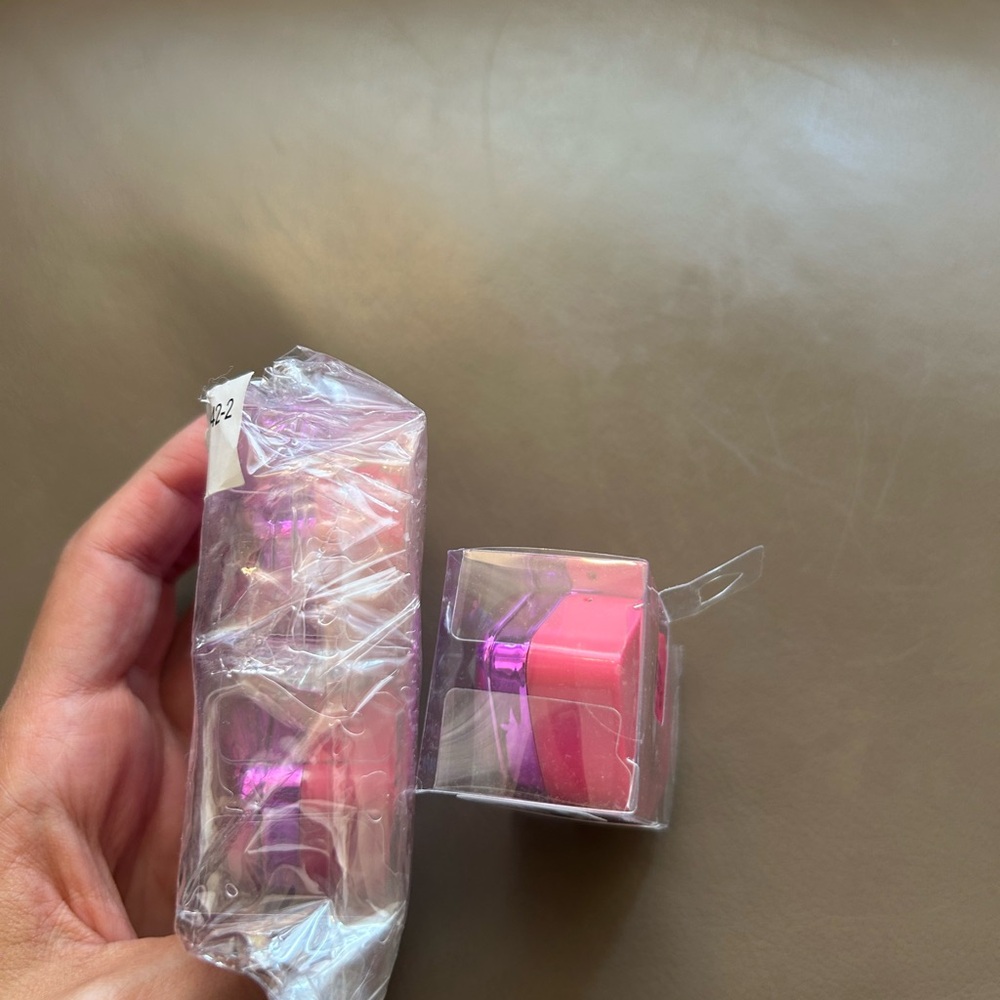 Claire's Pink Cotton Candy Lip Balm Set of 3 - Picture 10 of 11